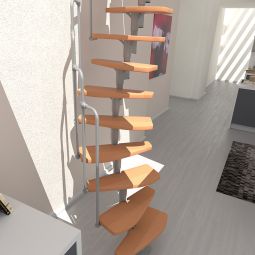 Minka middenboom trap Monaco grijs 4