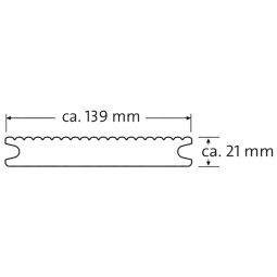 NATURinFORM houtcomposiet-terrasplank 21x139mm DEGRANULAIRE grijs 7