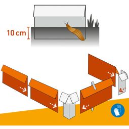 Windhager slakkenomheining wand verzinkt 115x25 5