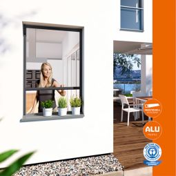 Windhager insectenschermrol PLUS antraciet vliegenscherm 3