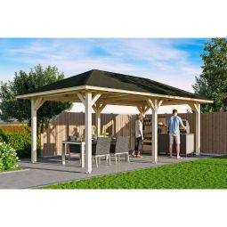 Skan Holz Pavillon Orleans naturel 4