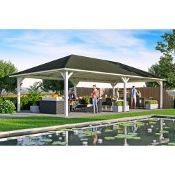 Skan Holz Paviljoen Orleans Wit 5