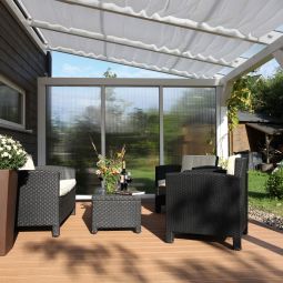 Skan Holz zijwand polycarbonaat wandaanbouw 5