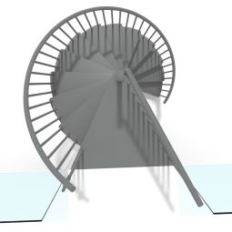 Minka Spiltrap Portofino grijs Wendeltrappen 4