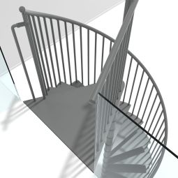Minka Spiltrap Portofino grijs Wendeltrappen 5