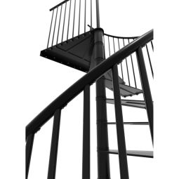 Minka Spiltrap Portofino zwart Wenteltrap 6