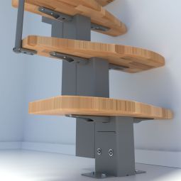 Minka middenboom trap Quatro grijs 6