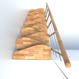 Minka Middenboom trap Quatro zwart 4