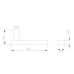 Kärcher deurklink-garnituur Torino R53Q chroom 3