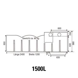 Rewatec Regenwatertank Flachtank F-Line 3