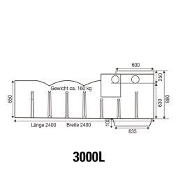 Rewatec Regenwatertank Flachtank F-Line 4