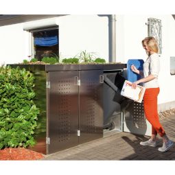 Binto Afvalcontainerkast voor 4 containers, 3