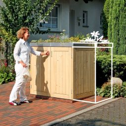 Binto afvalcontainerkast voor 2 containers, 3