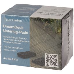 TraumGarten WPC-terrasplank DreamDeck onderlegpads 10er 3