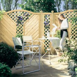 TraumGarten schutting GADA hout met 4