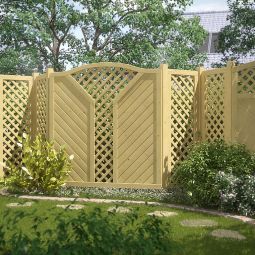 TraumGarten Schutting GADA Hout met 8