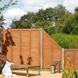 TraumGarten schutting GRAZIA hardwood aansluiting 5