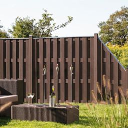 TraumGarten Schutting JUMBO WPC Bruin 3