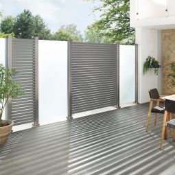 TraumGarten Schutting SYSTEEM Ruit Zilver 9