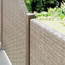 TraumGarten Schutting WEAVE Gray 88x178cm 4