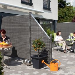 TraumGarten schutting WEAVE Antraciet Rechthoek 4