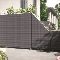 TraumGarten schutting WEAVE Antraciet Rechthoek 5