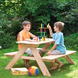 WINNETOO Picknicktafel met zitbank Tuintafel 3