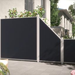 TraumGarten schutting WEAVE-LÜX Antraciet Antraciet 6