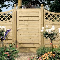 TraumGarten schutting-poort hout XL 3
