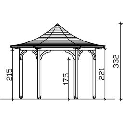 Skan Holz Pavilion Versailles Nussbaum 4