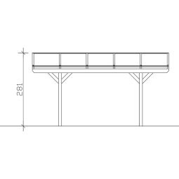 Skan Holz enkelplek carport Westerwald 5