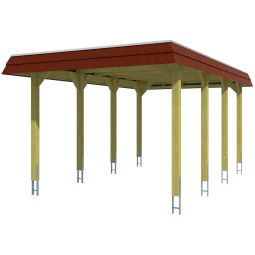 Skan Holz Enkelvoudige houten carport 9