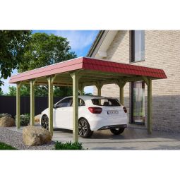 Skan Holz Enkelvoudige houten carport 8