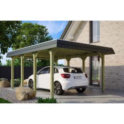 Skan Holz Enkelvoudige houten carport 4