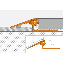 Schlüter-RENO AEV overgangsprofiel aluminium 12,5 3