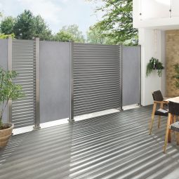 TraumGarten Schutting SYSTEEM Ruit Zilver 10