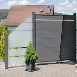 TraumGarten Glaszichtscherm SYSTEEM GLAS ALPHA 7