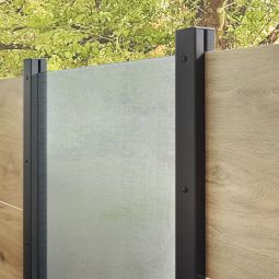 TraumGarten Glaszichtscherm SYSTEEM GLAS TEXTA 6