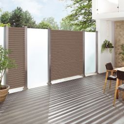 TraumGarten schutting SYSTEEM Ruitpatroon Vintage-eik 8