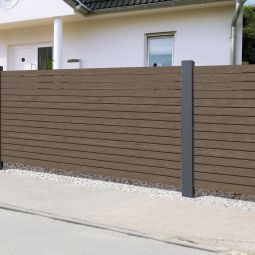 TraumGarten tuinafscheiding SYSTEM ruitpatroon vintage-oak 4
