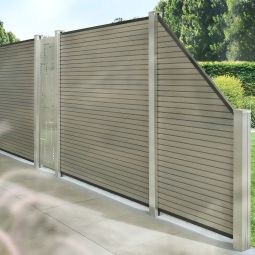 TraumGarten-schutting SYSTEEM NEO PLATINUM tuinscherm-aansluiting 5