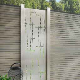 TraumGarten-schutting SYSTEEM NEO PLATINUM tuinscherm-aansluiting 4