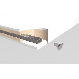 ECLISSE Unico schuifdeur hout compleet-set 12