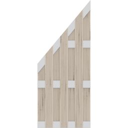 TraumGarten schutting JUMBO WPC Alu-Design 3