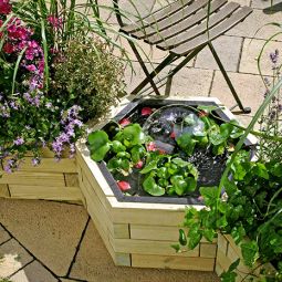 TraumGarten Plantenbak CARINA naaldhout zeshoek 3