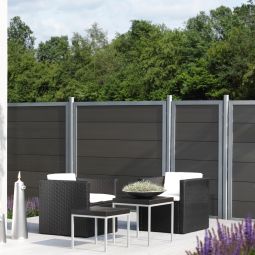 TraumGarten Schutting DESIGN WPC ALU 3