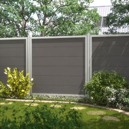 TraumGarten schutting DESIGN WPC ALU 4