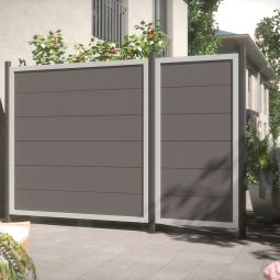 TraumGarten schutting DESIGN WPC ALU 6