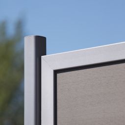 TraumGarten schutting DESIGN WPC ALU 7
