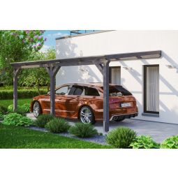 SKAN HOLZ Carport Vogtland aanleunaangebouwde 3